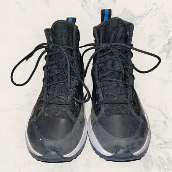 Converse Run Star Hike High Black Blue Hi Top Platform Shoe Women’s Size 4.5 - Picture 2 of 8